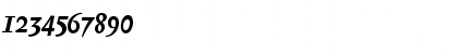 Download BiblonCaps BoldItalic Font Numeric Preview