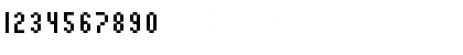Download BiTthing Regular Font Numeric Preview
