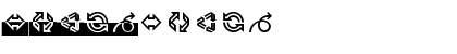 Download Bix Bats LT Std Arrow Font Numeric Preview