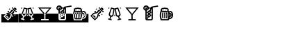 Download Bix Bats LT Std Funny Font Numeric Preview