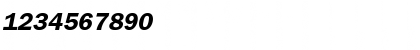 Download BloknotC Bold Italic Font Numeric Preview