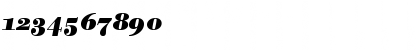 Download Bodoni BE Bold Italic OsF Font Numeric Preview