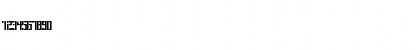 Download Bravado Spaced Regular Font Numeric Preview