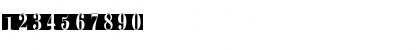 Download BodoniCameoC Regular Font Numeric Preview