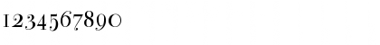 Download BodoniClassic Roman Font Numeric Preview