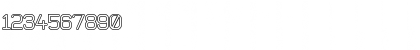 Download Brave New Era (outline) G98 Regular Font Numeric Preview