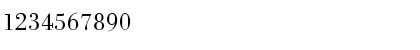 Download BodoniEF Light Font Numeric Preview