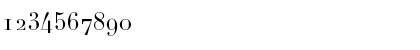 Download BodoniH Regular Font Numeric Preview