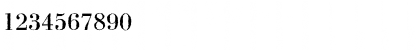 Download BodoniRoughC Regular Font Numeric Preview