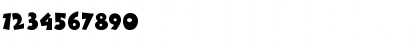 Download Boink Plain Font Numeric Preview