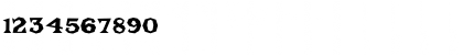Download Bonehead Regular Font Numeric Preview