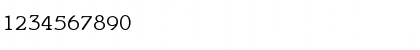 Download Bravo-Light Regular Font Numeric Preview