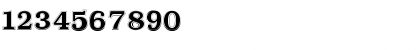 Download Bookman Contour Font Numeric Preview