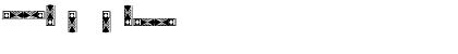 Download Borders Intersect Regular Font Numeric Preview