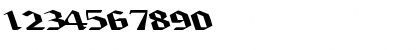 Download Brawny Regular Font Numeric Preview