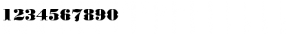 Download BorjomiDecorCC Regular Font Numeric Preview