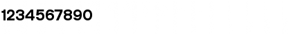 Download British RailDark Font Numeric Preview