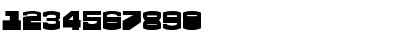 Download Brok Regular Font Numeric Preview
