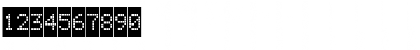 Download BubbledotICG FineNeg Font Numeric Preview
