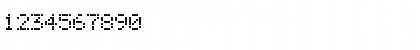 Download BubbledotICG FinePos Font Numeric Preview