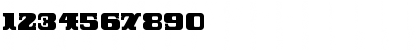 Download Buckeroo ITC Regular Font Numeric Preview