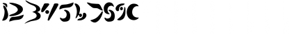 Download Bullskrit NFI Regular Font Numeric Preview