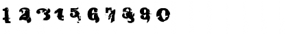 Download Burlap Regular Font Numeric Preview
