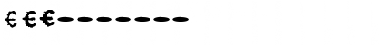 Download Burokrat Euro Font Numeric Preview