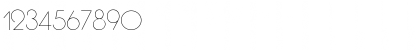 Download Busorama Light Font Numeric Preview