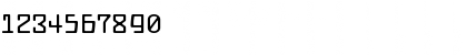 Download Buzzer Three Std Regular Font Numeric Preview