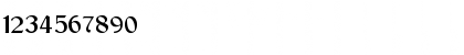 Download BretagneGaelic Regular Font Numeric Preview