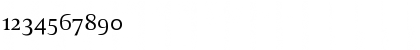 Download Capitolium RegularRomanOsf Font Numeric Preview
