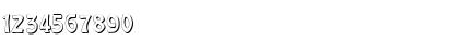 Download Carmen Shadow Regular Font Numeric Preview