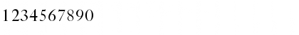 Download CaslonC437 RomanSmallCaps Font Numeric Preview