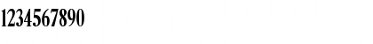 Download CaslonFB BoldExtraCondensed Font Numeric Preview
