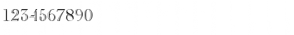Download Caslon Open Face LT Std Regular Font Numeric Preview