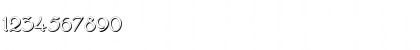 Download Bridgnorth-Shadow Normal Font Numeric Preview