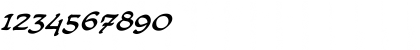 Download CCDreamlandLower Regular Font Numeric Preview