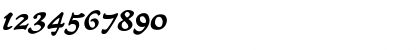Download CCTreasureTrove Italic Font Numeric Preview