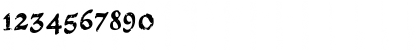 Download CCTreasureTroveAged Regular Font Numeric Preview
