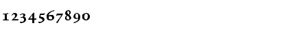 Download Celestia Antiqua Std Semibold Font Numeric Preview