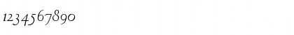 Download Centaur MT Italic OsF Font Numeric Preview