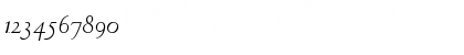 Download Centaur MT Italic Oldstyle Figures Font Numeric Preview