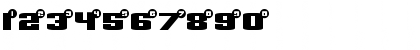 Download BrilloBlue Regular Font Numeric Preview