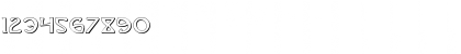 Download Brin Athyn Shadow Regular Font Numeric Preview