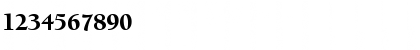 Download Brisbane Regular Font Numeric Preview