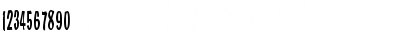 Download BriskThin Normal Font Numeric Preview