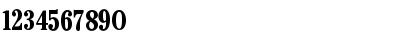 Download Cheltenham CondBold Font Numeric Preview