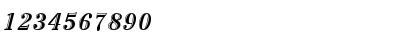 Download CheltenhamHandtEF BoldItalic Font Numeric Preview