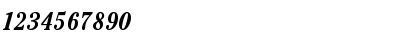 Download ITC Cheltenham Std Bold Condensed Italic Font Numeric Preview